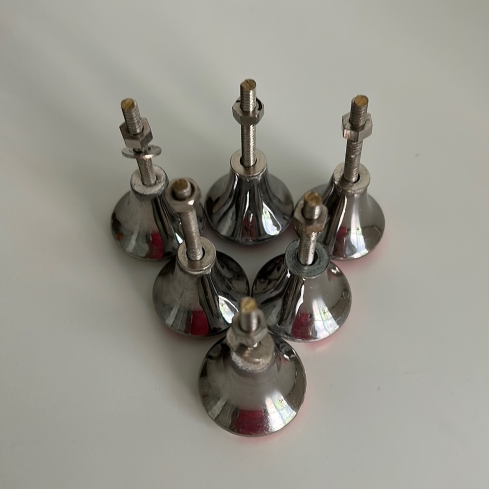 Anthropologie Red Lucky Number Dresser Knobs (1) - Picture 4 of 6